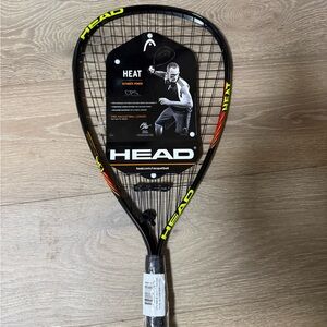 HEAD Heat Racquet with Black and Yellow Accents